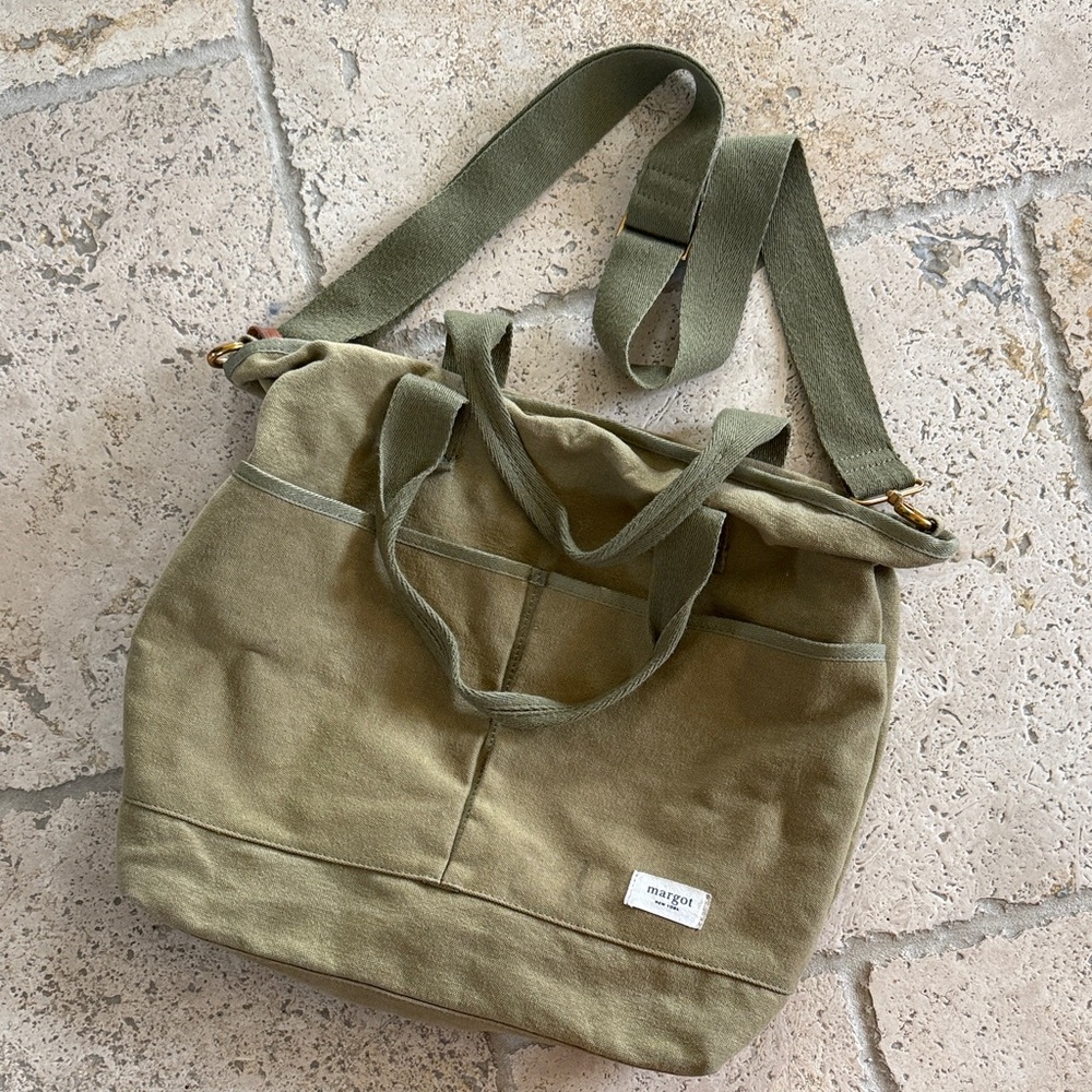 Margo Bianca satchel canvas messenger bag.